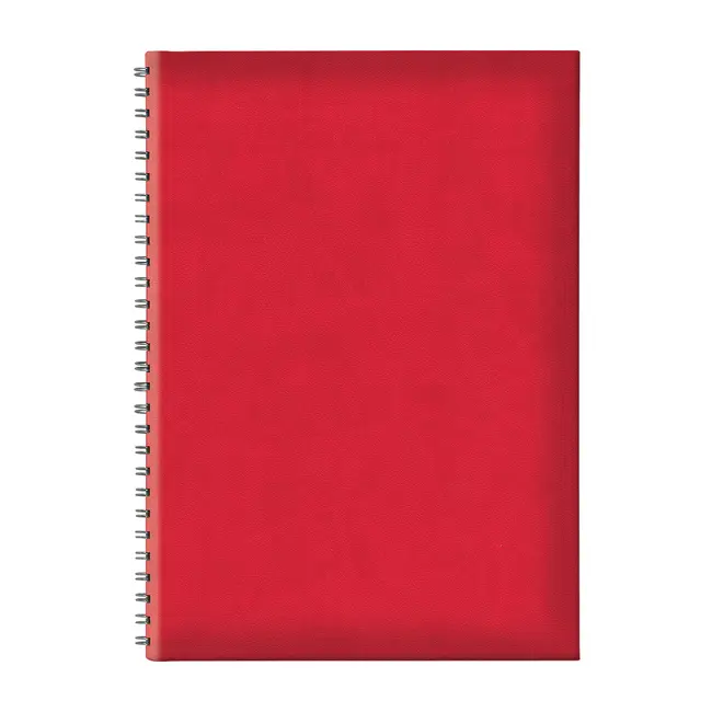 Agenda nedatata B5 TUCSON, hartie offset alb, spira ascunsa, coperta rosu BPTCEJ261802