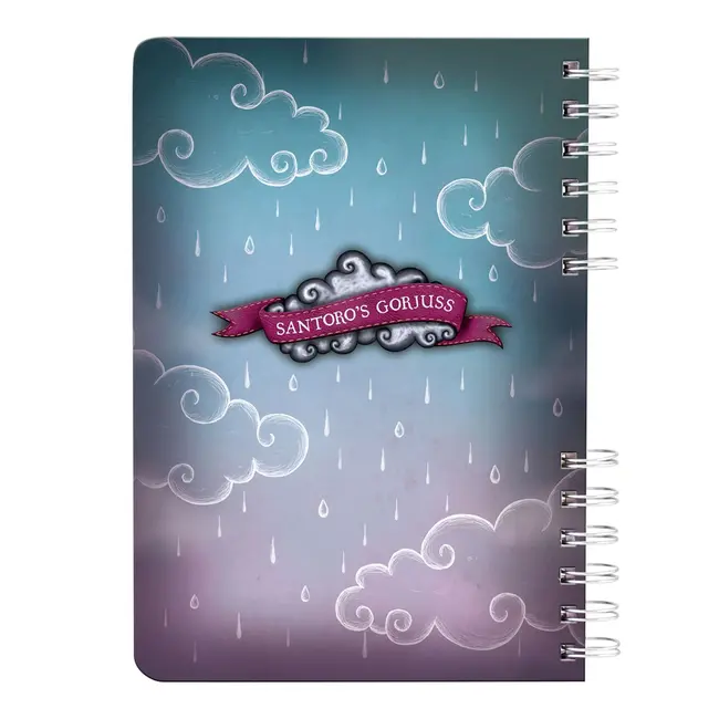 Caiet cu spira Gorjuss, Little Storm Cloud,  192 file BPTCGR125801