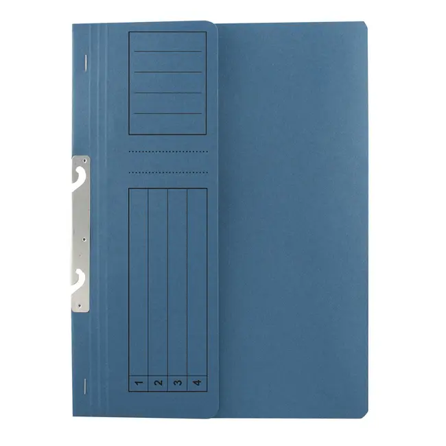 Dosar incopciat 1/2 Basic, carton, albastru, 10 bucati/set BPTCRQ010642