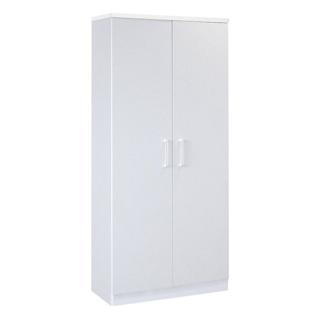 Dulap cu usi batante, Managerial Line, 4 polite, alb BPTCOS80001