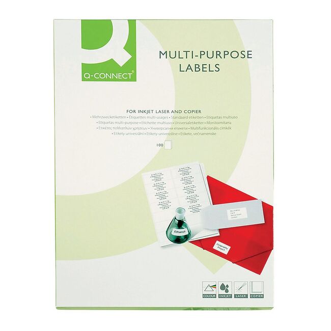 Etichete Q-CONNECT, 105 x 74 mm, 800 etichete, 100 coli/top BPTCQN000103
