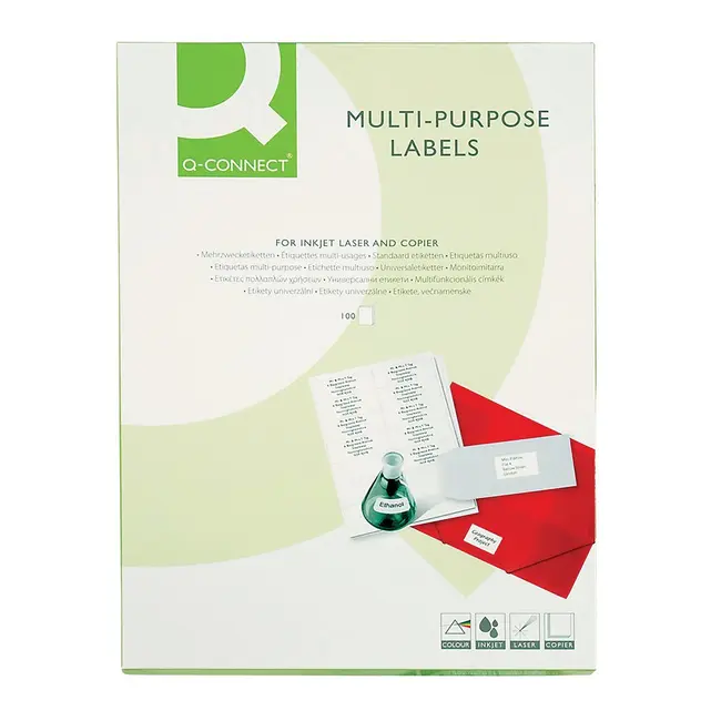 Etichete Q-CONNECT, 105 x 74 mm, 800 etichete, 100 coli/top BPTCQN000103
