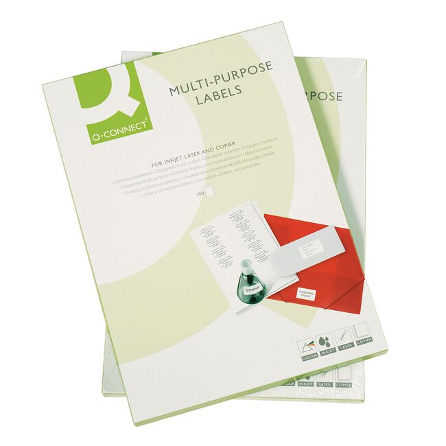 Etichete Q-CONNECT, 105 x 74 mm, 800 etichete, 100 coli/top BPTCQN000103