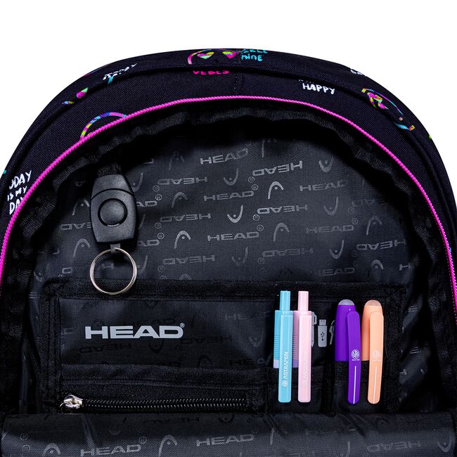 Ghiozdan Astra Head AB300, Smile Sparkle Shine, 42x30x19 cm, 3 compartimente BPTCAZ024112