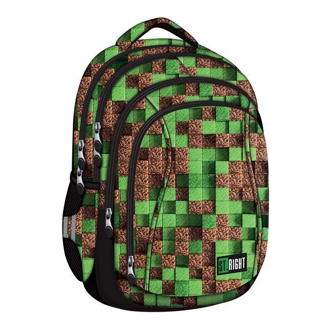 Ghiozdan BP04 ST Right Pixel Cubes 4 compartimente, 43x32x20 cm BPTCMJ265886