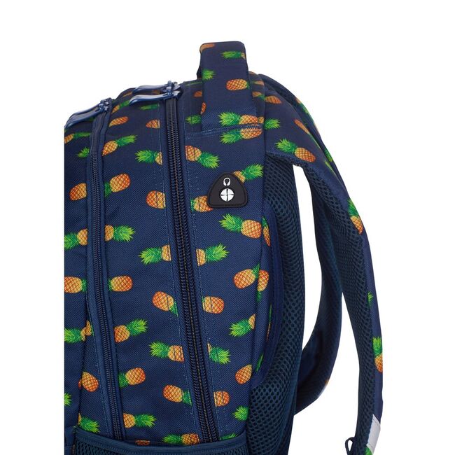 Ghiozdan HEAD HD-252, 4 compartimente, albastru, design ananas BPTCAZ019230