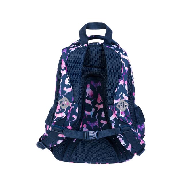 Ghiozdan scolar Majewski, BP58, 4 compartimente, Cosmic Cats BPTCMJ101369