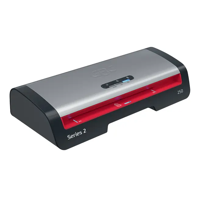Laminator GBC 250 Office, A4, kit folii laminare inclus, negru-argintiu BPTCSL410070