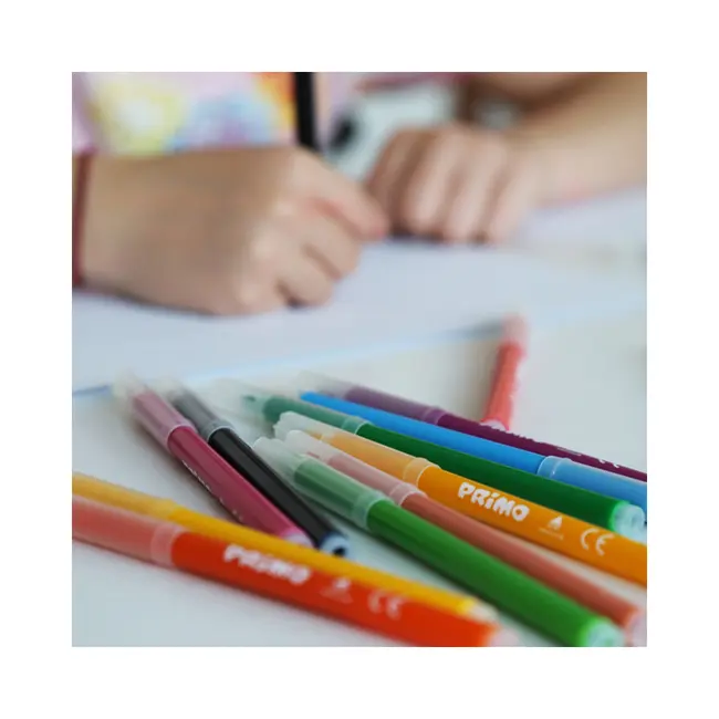 Markere pentru copii Morocolor Primo, varf fin, 120 bucati BPTCMC15602