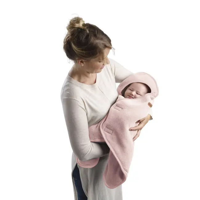 Paturica de infasat BabyNomade 0-6 luni Dusty Rose