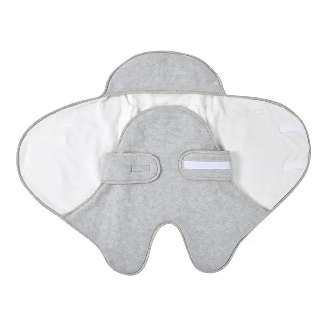 Paturica de infasat BabyNomade 0-6 luni Heather Grey