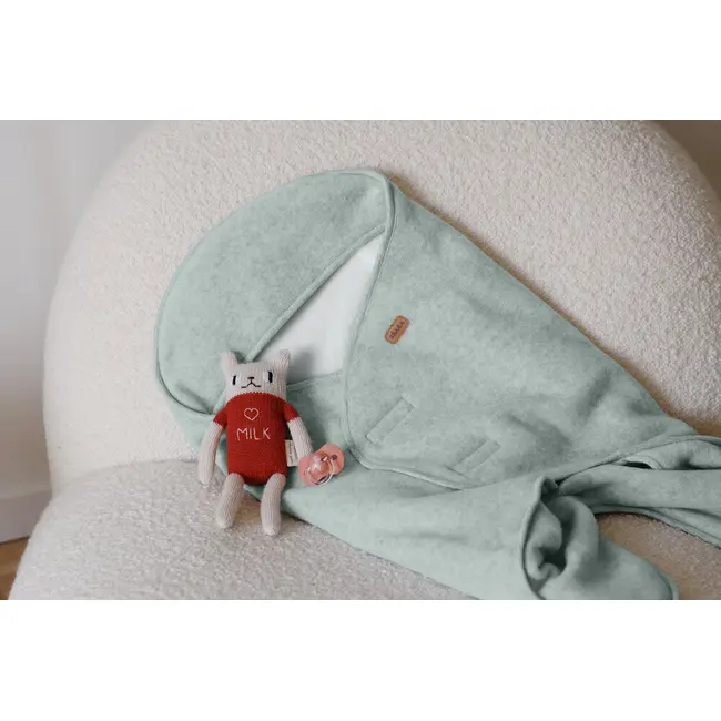 Paturica de infasat BabyNomade 0-6 luni Sage Green