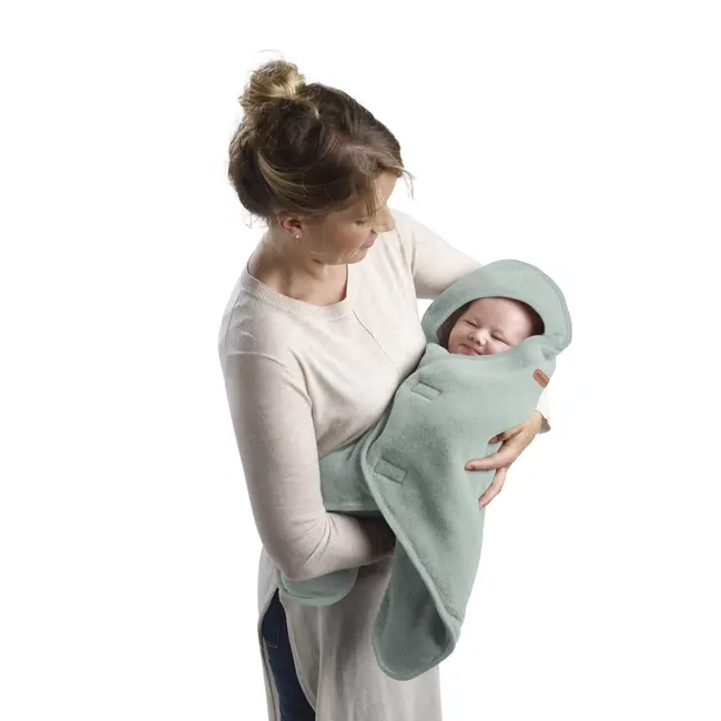 Paturica de infasat BabyNomade 0-6 luni Sage Green