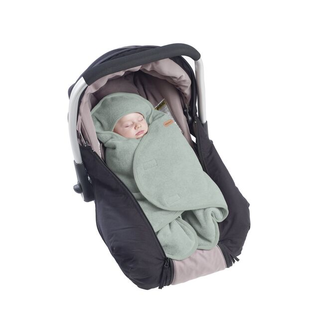 Paturica de infasat BabyNomade 0-6 luni Sage Green