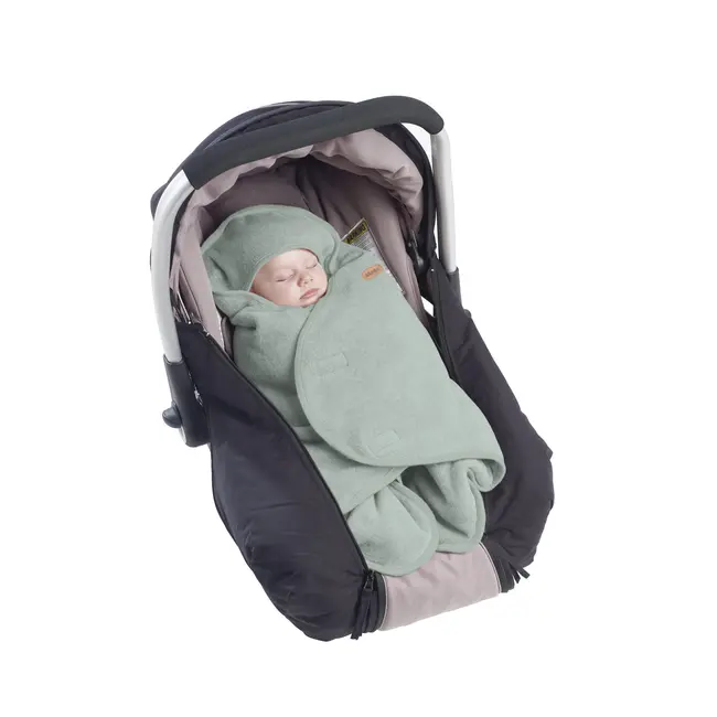 Paturica de infasat BabyNomade 0-6 luni Sage Green