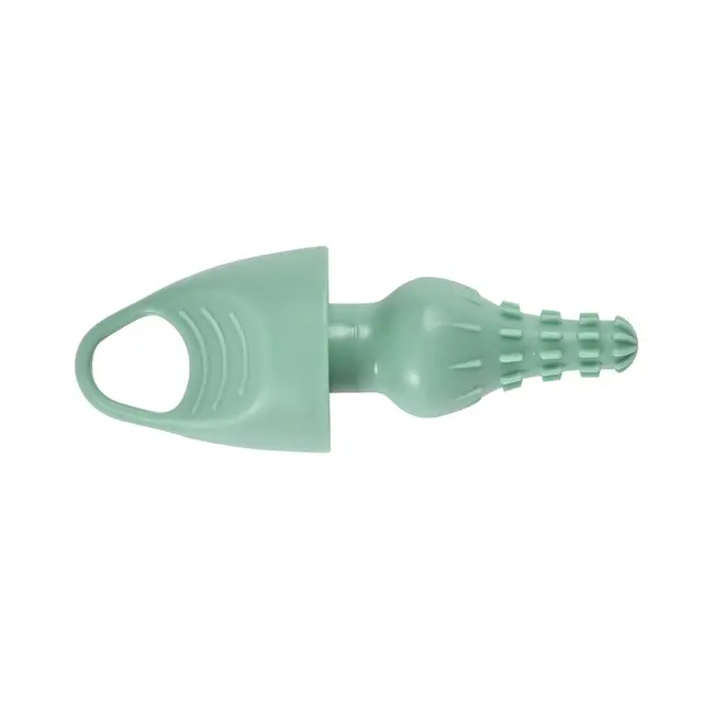 Perie din silicon Beaba 2 in 1 Sage Green