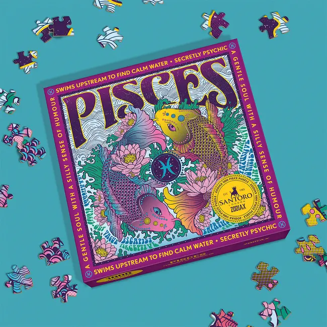 Puzzle 1000 piese, Gorjuss, zodia Pesti BPTCGR541241