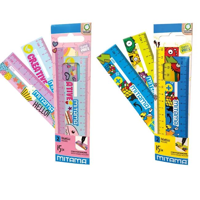 Rigla Mitama, 15 cm, 2 buc??i, blister BPTCMI062855