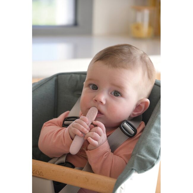 Set 2 linguri silicon Beaba Cotton Candy Sorbet