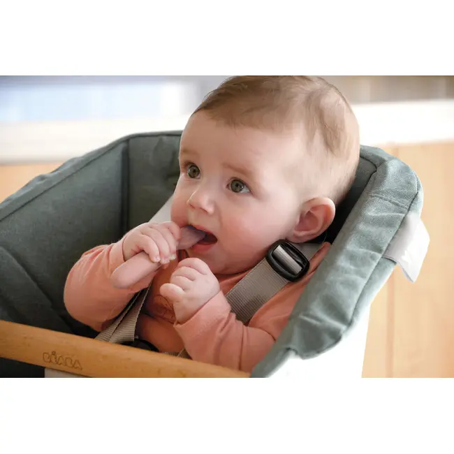 Set 2 linguri silicon Beaba Cotton Candy Sorbet