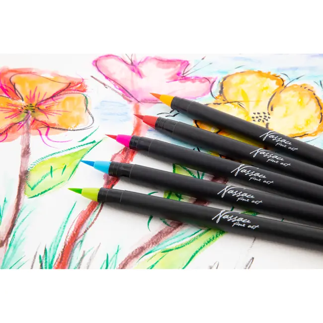 Set 20 markere Creative Craft, varf tip pensula pe baza de apa BPTCJK106431