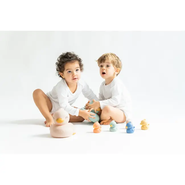 Set Ratuste De Baie ,   Familie Completa: 2 Ratuste Mari + 5 Ratuste Mici   Distractie, Siguranta Si Stimulare Senzoriala Pentru Cei Mici Pjbc2442