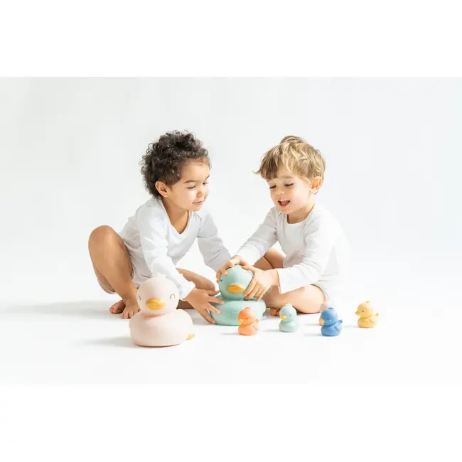 Set Ratuste De Baie ,   Familie Completa: 2 Ratuste Mari + 5 Ratuste Mici   Distractie, Siguranta Si Stimulare Senzoriala Pentru Cei Mici Pjbc2442