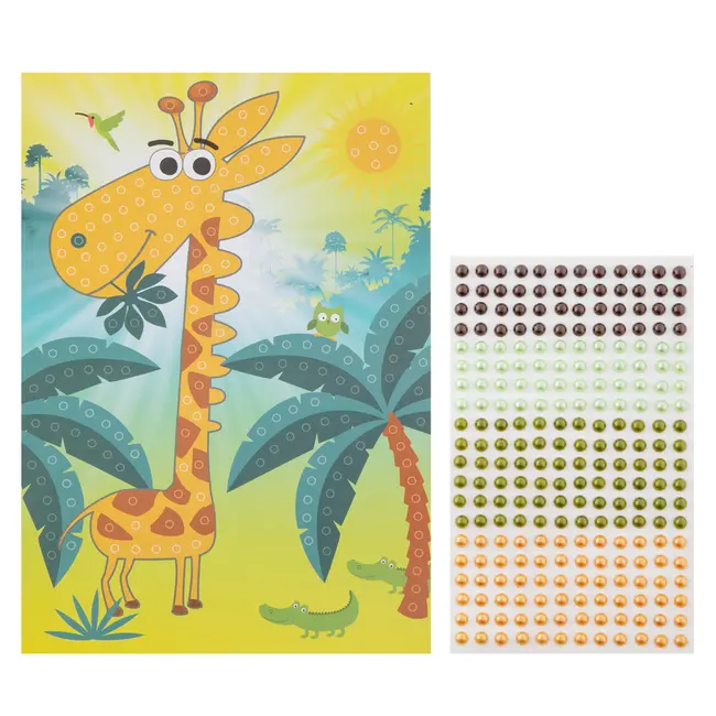 Set creativ pictura cu diamante Creative Craft, design dinozaur BPTCJK066790