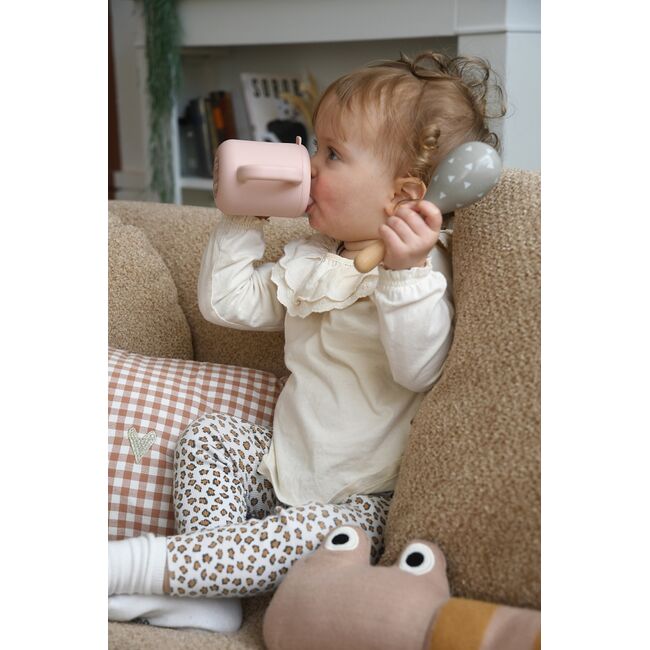 Cana de antrenament silicon Beaba Cotton Candy