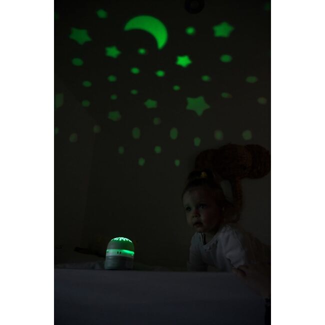 Lampa de veghe cu proiector Beaba Pixie Sage Green