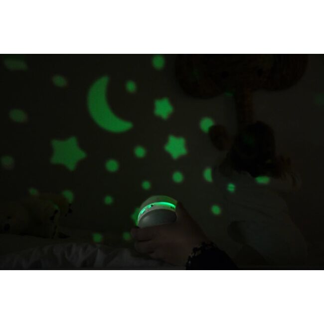 Lampa de veghe cu proiector Beaba Pixie Sage Green