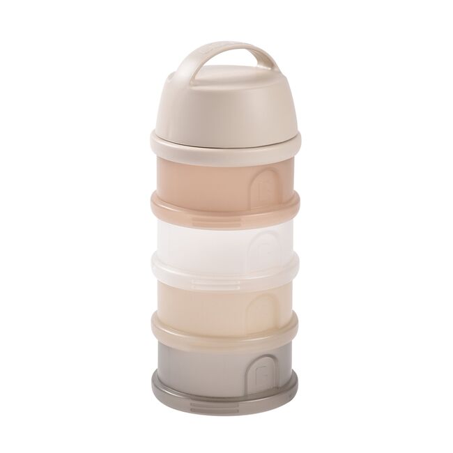 Recipient lapte praf 4 compartimente Beaba transparente Clay