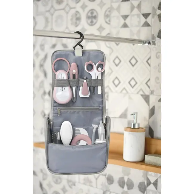 Set de ingrijire Beaba 10 piese Old Pink