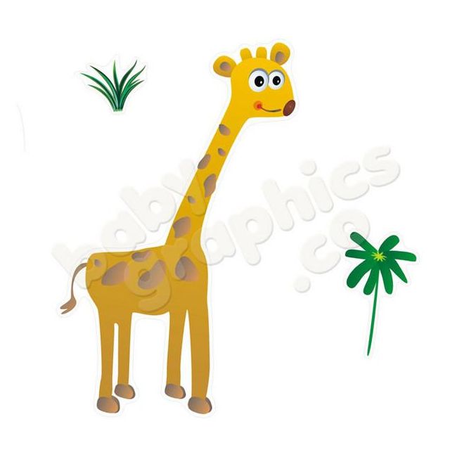 Sticker perete Animale din Jungla -  BBG001