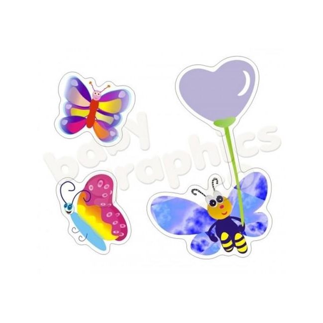 Sticker perete Flori si copacei -  BBG007