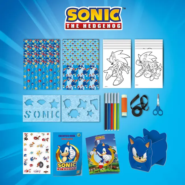 Set de creatie & desen - sonic