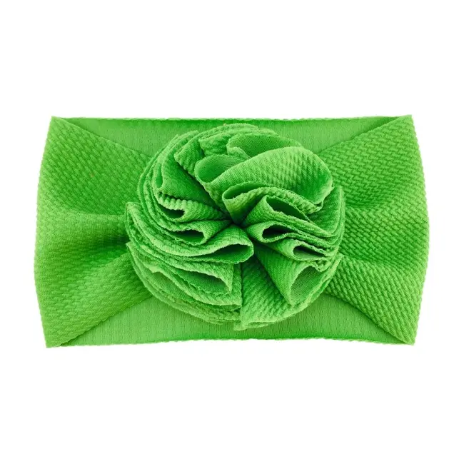 Bentita verde neon lata cu floare mdxpp10-6-c11