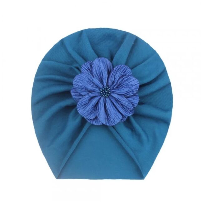 Caciulita albastra tip turban - floricica mbx-20146-2-ct1