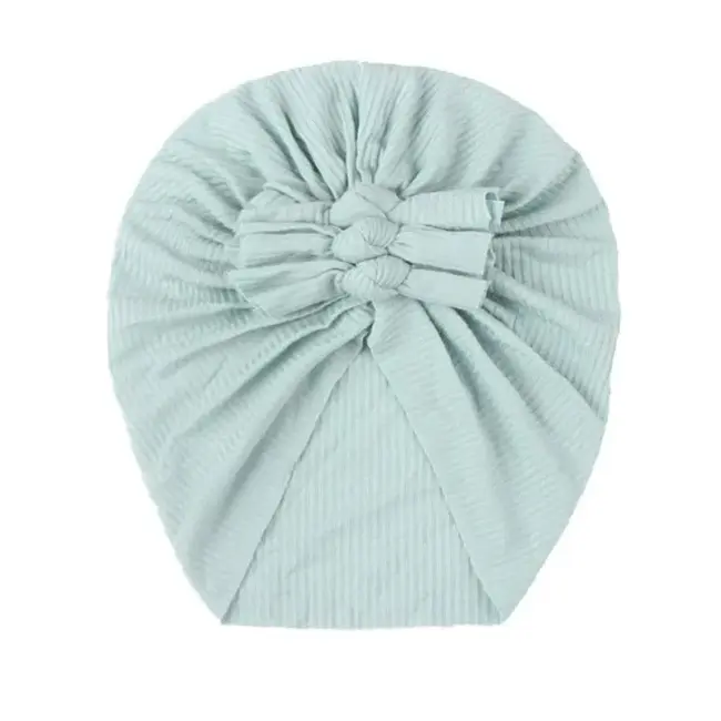 Caciulita bleu tip turban cu trei fundite mbx-21021-6