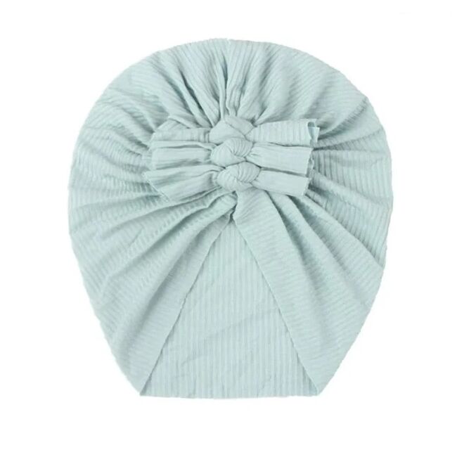 Caciulita bleu tip turban cu trei fundite mbx-21021-6
