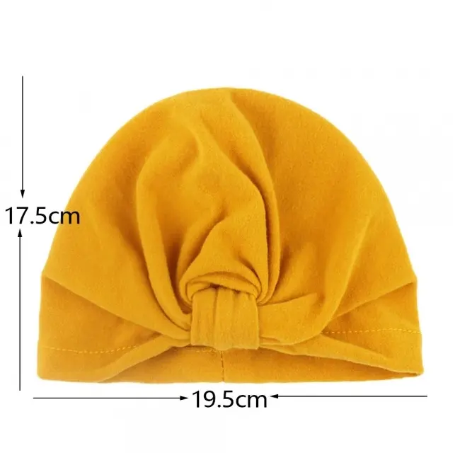 Caciulita galben mustar tip turban mdx-1693-6-ct10