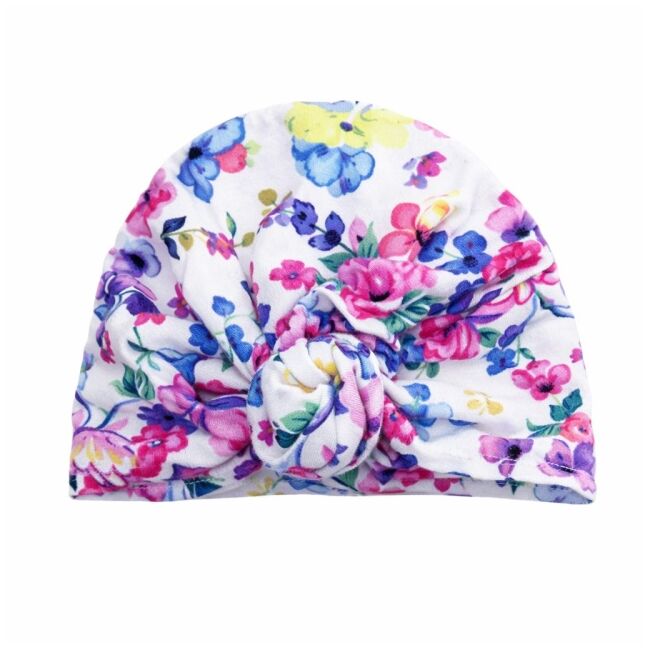 Caciulita inflorata in nuante viu colorate tip turban mdx-17134-3-c2