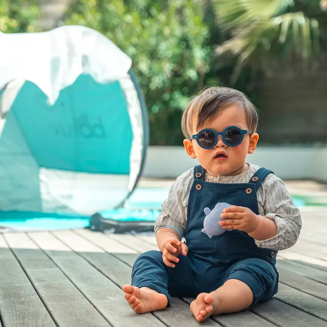 Ochelari de soare pentru bebelusi si copii mici bbl&uuml;v Solar Mini 2.0 Navy