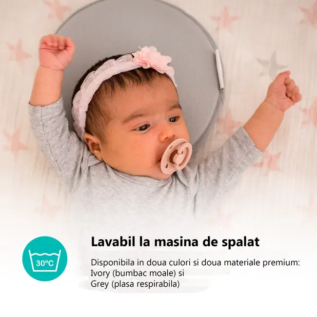 Perna ergonomica nou nascut bbl&uuml;v Pilo Grey