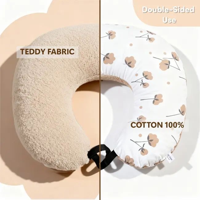 Perna multifunctionala pentru alaptare Cream Teddy SeviBebe BBKSEV_77-5