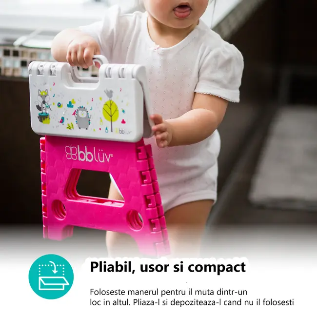 Scaun pliabil bbl&uuml;v Step Lime