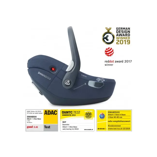 Scoica auto Swandoo Albert i-Size 1.2 Blueberry