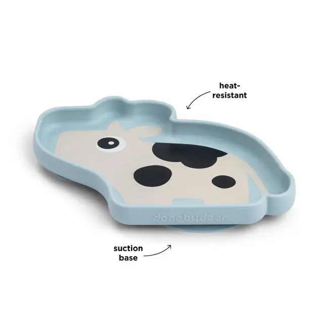 Bol silicon StickStay Done by Deer Dotti Blue