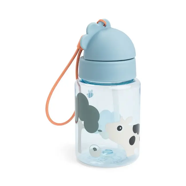 Cana cu pai Done by Deer Tiny Farm Blue 280ml