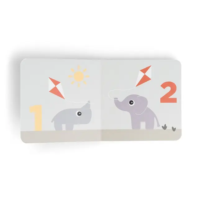 Carticica jucarie educativa numarat Done by Deer Elphee Colour Mix